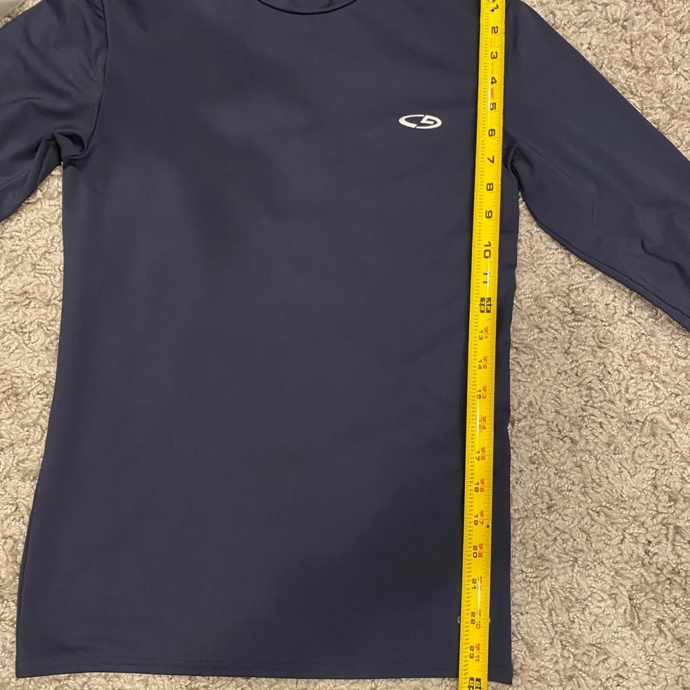 CG by Champion boys duo dry long sleeve top dark blue size Small